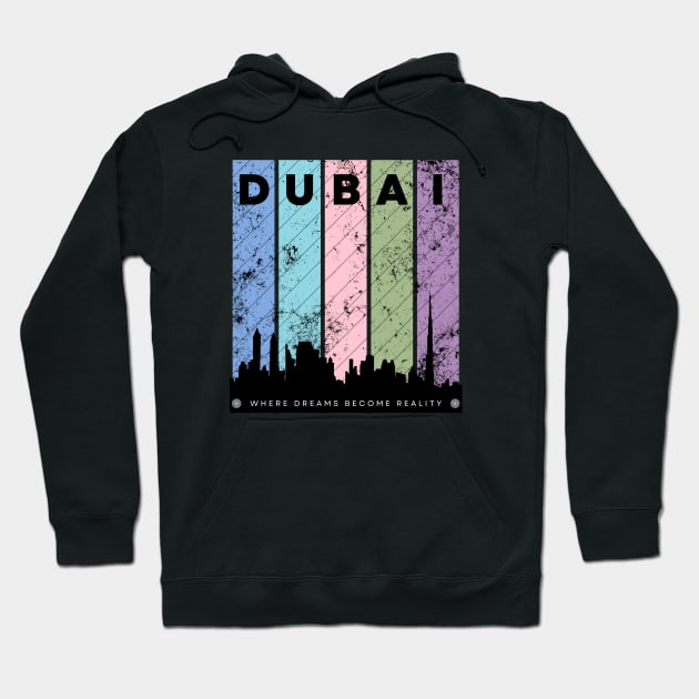 UAE Dubai Hoodie by Tip Top Tee's